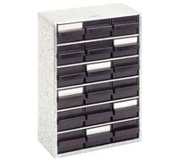 raaco Magasin pour petites pièces l.306xp.150xH.417mm avec 18 tiroirs 918-02