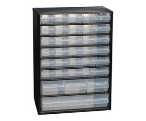 raaco Magasin pour petites pièces raaco l.306xp.150xH.420mm 34pcs. avec trou de suspension Boîtier acier/PP Quantité:1