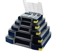 raaco Mallette de rangement boxxser l.421xP361xH78mm 14 comp. avec grille profilée RAA Quantité:1