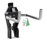 raaco Porte-Marteau Clip 4-40 pour Panneau Mural Perforé, Organisation du Garage - Capacité 5 kg - Lot de 3 en Acier & Polyacétal, 40mm Longueur, Accessoires de Rangement Atelier, Crochet Mural Garage