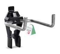 raaco Porte-Marteau Clip 4-50 pour Panneau Mural Perforé, Organisation du Garage - Capacité 5 kg - Lot de 3 en Acier & Polyacétal, 50mm Longueur, Accessoires de Rangement Atelier, Crochet Mural Garage