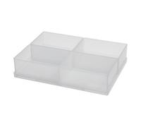 raaco raaco Insert compartiment pour Mod.C Type A7-1 transparent 4 pcs. Quantité:1