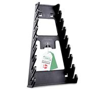 Raaco Support à Clés à Molette Clip 11, pour Panneau Mural Perforé & Organisation du Garage - 23.7 x 14.5 cm, Espace pour 8 Clés, Accessoires de Rangement Atelier, Durable pour Mur de Garage