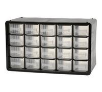 Raaco système de rangement plastique 20 tiroirs 18,4x30,5x14,9cm Gris G