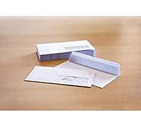 Raadhuis 500st Lot de 500 enveloppes autocollantes Blanc 110 x 220 mm