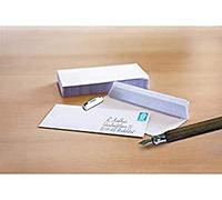 Raadhuis Lot de 500 enveloppes autocollantes Blanc 110 x 220 mm