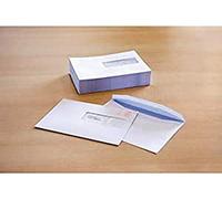 Raadhuis Lot de 500 enveloppes autocollantes pour fenêtre droite Blanc 156 x 220 cm