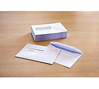 Raadhuis Lot de 500 enveloppes avec fenêtre transparente EA5 Blanc 156 x 220 mm
