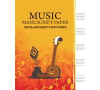 Raaga & Rhythm: Blank Music Manuscript Paper for Composers & Creators: 100 Pages of Blank Sheet Music Notebook with 7 Staves Per Page | 8.5 x 11 inches