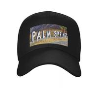 RAAXIHL Bienvenue à Palm Springs ! Casquette de Baseball Wild Ball Hat Anniversaires Casquettes pour Femmes Hommes