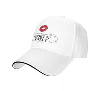 RAAXIHL Casquette Homme Casquettes de Baseball Short N’Sweet 2024 Album Casquette Outdoor Unisexe Spring Caps Cadeaux personnalisés