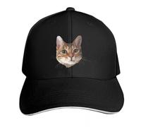 RAAXIHL Casquette Homme Patate Douce Le Chat du Bengale Casquette de Baseball |-F-| Casquette de créateur Chapeau de Luxe Sunhat Baseball pour Hommes Femmes Cadeaux personnalisés