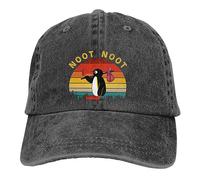 RAAXIHL Casquette Homme Pingu Pinga Pingouin TV Multicolore Chapeau Casquette Femme Retro Noot Chapeaux De Protection De Visière Personnalisés Cadeaux personnalisés