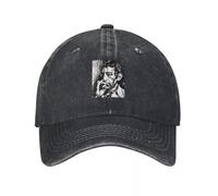 RAAXIHL Casquette Homme Serge Gainsbourg Noirs Ne Dessin Blanc Graphique Baseball Cap Military Cap Man Kids Hat Golf Cap Rugby Men Luxury Brand Women's Cadeaux personnalisés