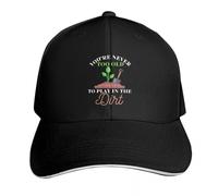 RAAXIHL Casquette Homme Vous n’êtes jamais trop Vieux pour Jouer dans la Terre Jardinage drôle s | Cadeau drôle pour Casquette de Baseball de Jardinier Cool Cadeaux personnalisés