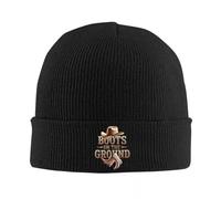 RAAXIHL Chapeau pour Hommes, Western Graphic Boots on The Ground Awesome Cowboy Knitted Hats Qualité Hiver Anime Unisexe Headwear Knitted Caps,Cadeau