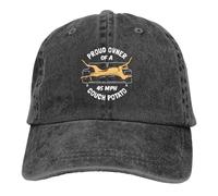 RAAXIHL Fier propriétaire d’Un 45MPH Canapé Patate Casquette Baseball Hommes Chapeaux Femmes Visière Protection Snapback Greyhound Casquettes Chaleur d’Hiver