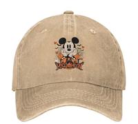 RAAXIHL Hiver Chaud Coton Mickey Minnie Halloween Denim Casquette Spooky Saison Trucker Chapeau Été Hommes Adulte Street Style Pare-Soleil Casquettes de Baseball