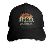RAAXIHL Les légendes sont nées en août 1993 Édition limitée Patriotique Casquette Western Chapeau de Luxe Femme Casquette Hommes Baseball Femmes,Cadeau