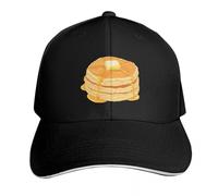 RAAXIHL Pile de crêpes avec Beurre Casquette de Baseball Casquette de Soleil |-f-| Visière Thermique Hommes Luxe Femmes,Cadeau