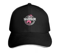 RAAXIHL Sensibilisation au Cancer du Sein Je suis Un Guerrier Cancer du Sein Sensibilisation Ruban Casquette de Baseball Casquettes solaires Nouveau Chapeau Femme Hommes,Cadeau