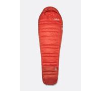 Rab - Alpine -6C / 20F - Sac de couchage en duvet - Regular Wide - Body Size: 185 cm - dark horizon / tuscan red