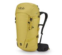 Rab Ascendor Sac à dos - Sac à dos durable et léger pour l'escalade et l'alpinisme, Pollen foncé, 35-Liter (Back Length - Medium)