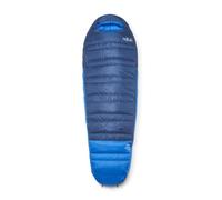 Rab - Ascent -12C / 10F - Sac de couchage homme Tempest Blue / Maya Blue - X Long Wide - Ouverture gauche
