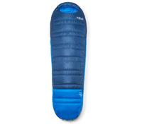 Rab - Ascent -6C / 20F - Sac de couchage homme Tempest Blue / Maya Blue - X Long Wide - Ouverture gauche