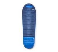 Rab - Ascent -6C / 20F - Sac de couchage homme Tempest Blue / Maya Blue - Regular - Ouverture gauche