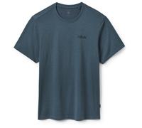 Rab - Crimp Logo Tee - T-shirt technique - XL - orion blue