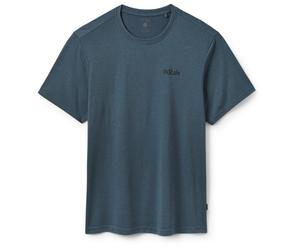 Rab - Crimp Logo Tee - T-shirt technique - XL - orion blue