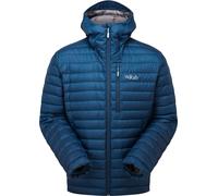 Rab - Doudoune chaude en duvet - Microlight Alpine Jacket Tempest Blue pour Homme - Taille M - Bleu Bleu M
