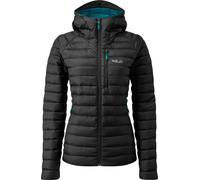 Rab - Doudoune chaude en duvet - Microlight Alpine Jacket W Black pour Femme - Taille S - Noir Noir S