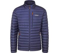 Rab - Doudoune chaude en duvet - Microlight Jacket Deep Ink Marmalade - Taille S - Bleu Bleu S