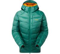 Rab - Doudoune chaude et compressible - Glaceon Pro Jacket W Eucalyptus Green Slate pour Femme - Taille L - Vert Vert L