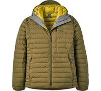 Rab - Doudoune coupe-vent en duvet - Microlight Windstopper Hoody Oak pour Homme - Taille M - Marron Marron M