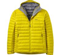 Rab - Doudoune de randonnée en duvet recyclé - Microlight Alpine Hoody Dark Pollen - Taille M - Jaune Jaune M