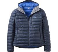 Rab - Doudoune de randonnée en duvet recyclé - Microlight Alpine Hoody W Galaxy Blue - Taille S - Navy Navy S