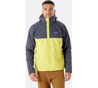 Rab Downpour Eco Jacket Barva : graphene/zest / Velikost : S