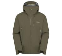 Veste impermeable rab downpour mountain vert homme