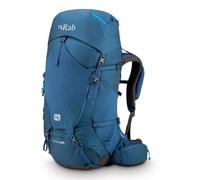 Rab – Sac à dos randonnée Exion 55 – 55 L Nylon – Tempest Blue – Taille M/L
