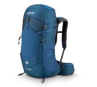 Rab Exion Sac à dos 38 litres - Sac à dos confortable pour randonnée, trekking et randonnée, Bleu tempête, M/L