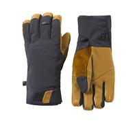 Rab - Gants imperméables et respirants en GORE-TEX et Primaloft® - Guide GTX Gloves Black Tan en Cuir - Taille S - Noir Noir S