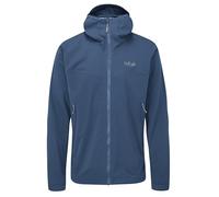 Rab Kinetic 2.0 Veste imperméable légère à capuche pour homme, Bleu tempête, Large