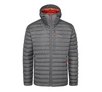 Rab - Doudoune chaude en duvet - Microlight Alpine Jacket Graphene pour Homme - Taille L - Gris Gris L