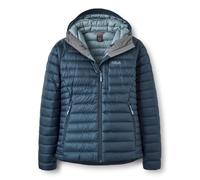 Rab - Doudoune chaude en duvet - Microlight Alpine Jacket W Tempest Blue pour Femme - Taille 8 UK 8 UK