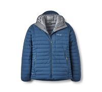 Rab - Doudoune coupe-vent en duvet - Microlight Windstopper Hoody Tempest Blue pour Homme - Taille L - Bleu Bleu L