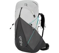 Sac de randonnee rab muon nd50l blanc gris femme