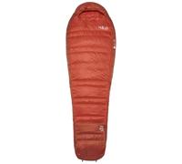 Rab Sac de couchage Alpine -6°C/20°F Regular zip gauche 185 cm Dark Horizon/Tuscan Red